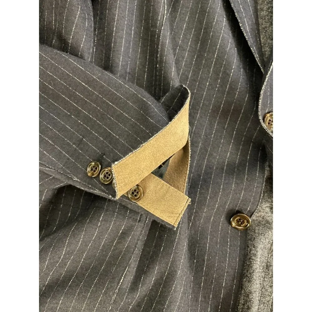 ELEVENTY made in italy Double Faced Jersey Jacket in Pinstripe Size 44 $1195 - Picture 6 of 11